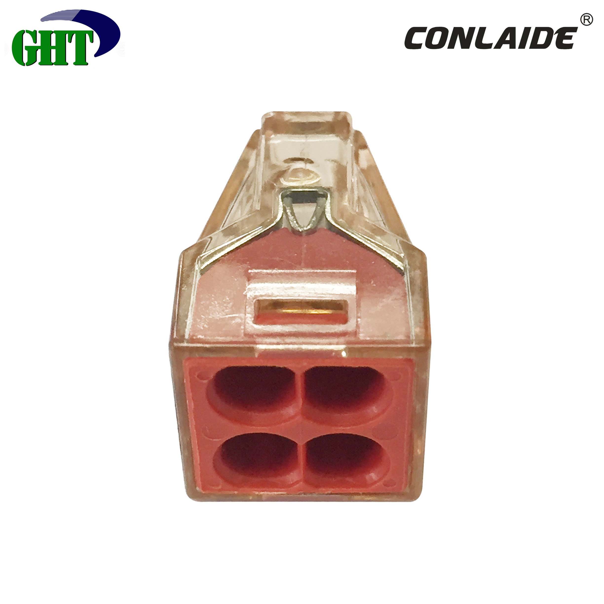 773-604 4 Pole Push in Wire Connector for Solid Conductor